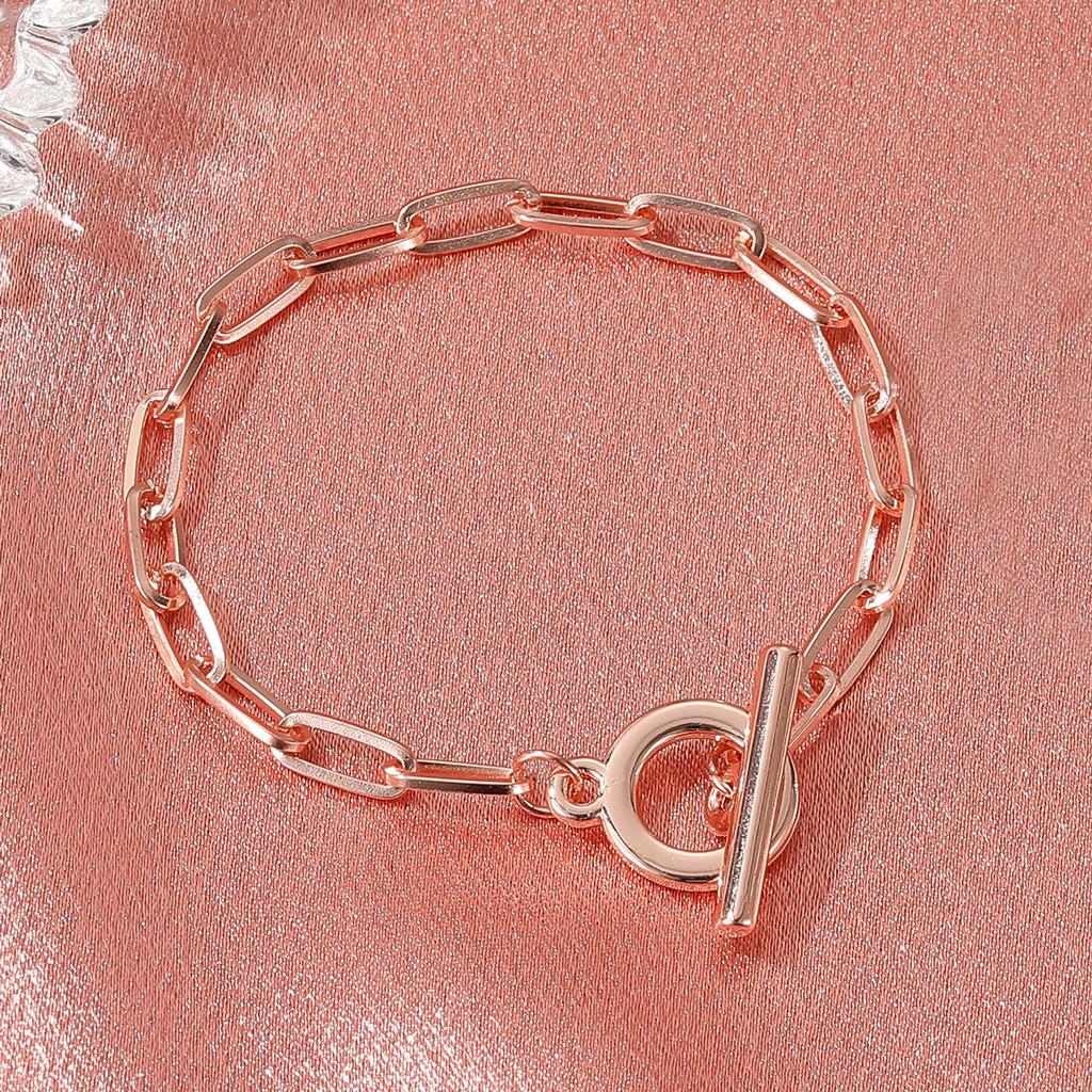 New fashion simple chain bracelet men's spring and summer Korean version personality cool versatile Internet celebrity accessories jewelry