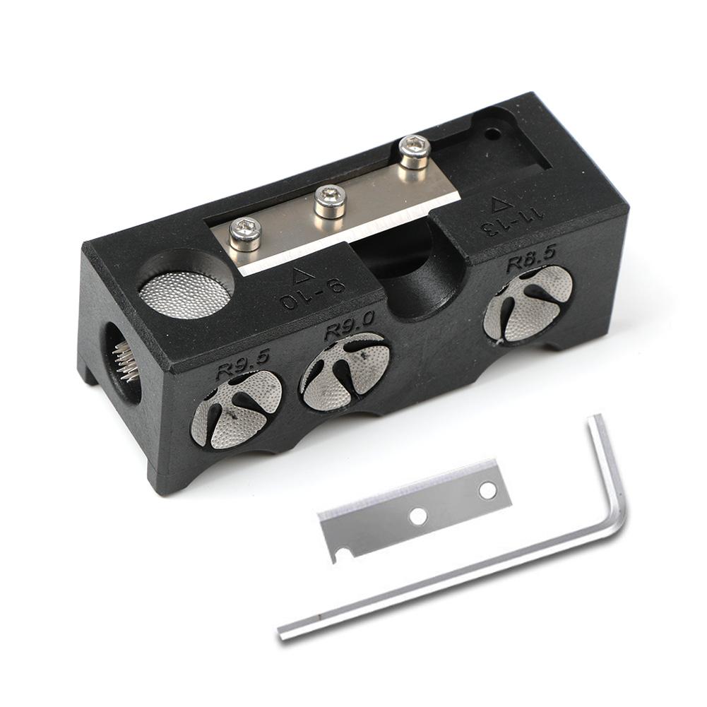 

Бильярдный кий многофункциональный кожаный инструмент для ремонта головки, чистка головки, полировка, иглопробивание, точилка, бильярдное оборудование 8 в 1 11 Function чёрный