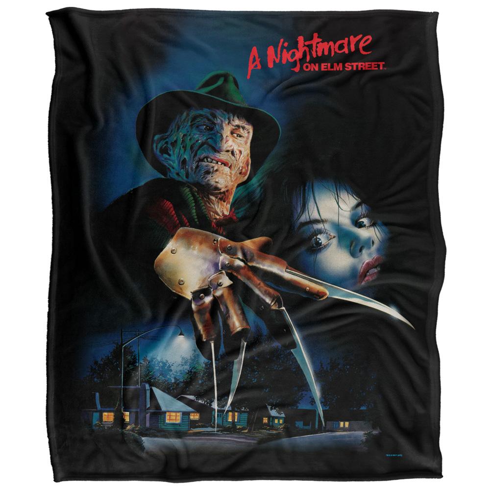 Nightmare On Elm Street Poster Freddy Krueger Blanket