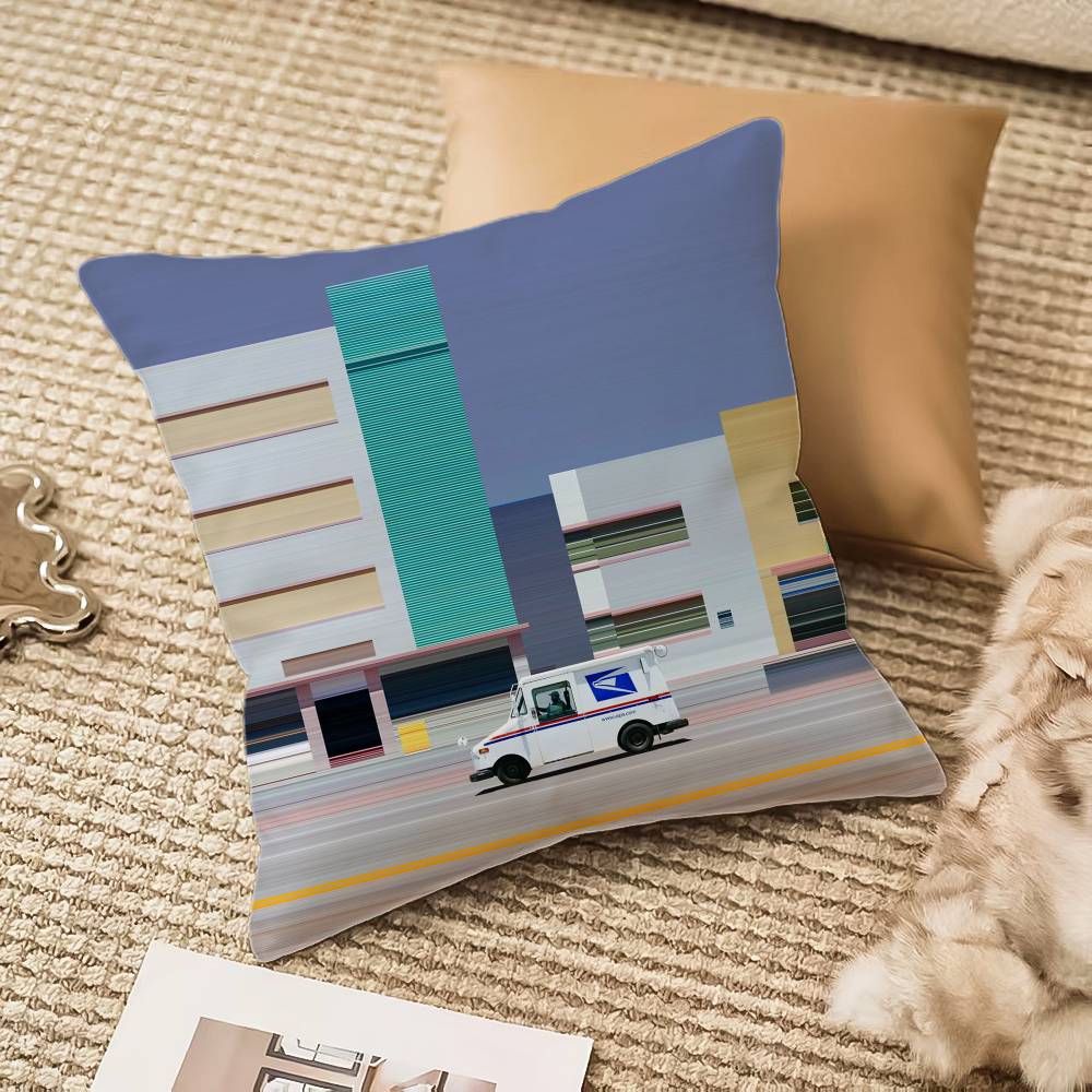 

World Premium Printing Pillow Case Anti-dustmite Invisible zipper Sofa Bed 12x12Inch
