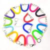 Flexibler Sicherer Schlüsselhalter Stylischer Spiralschlüsselanhänger Bunter Schlüsselhalter Geeignet zur Sicherung von Schlüsseln während der Reise