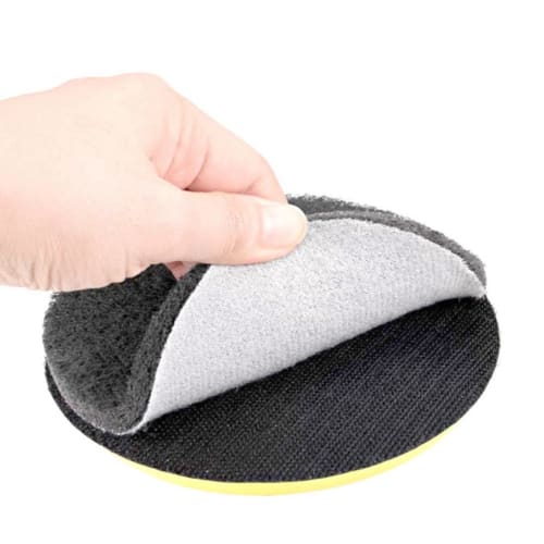 10-Pack Nylon Scouring Pads, Cleaning Cloths, Scrub Pads, 125mm/5" Diameter, Green, 240#, Red, 400#, Gray, 1000 Grit, Nylon Scrub Pads (Gray - 10-Pac