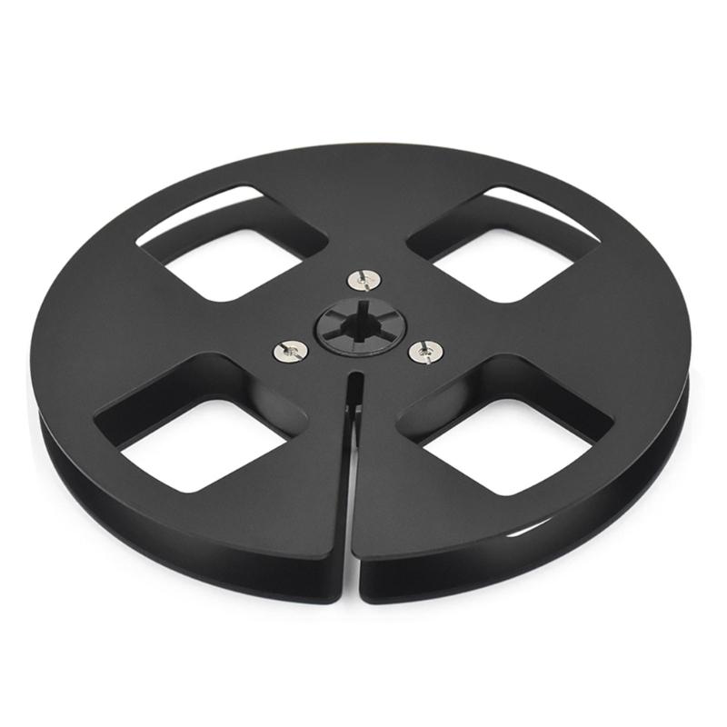 

5inch 4 Hole Professional Reels Tape Spools With AntiWarp For Studio Recorders For Sound Performances чорний
