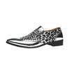 Wedding Shoes Gold Chelsea Boots Male Hair Stylist Gold Boots Internet Celebrity Explosion Leopard Print Dress Casual
