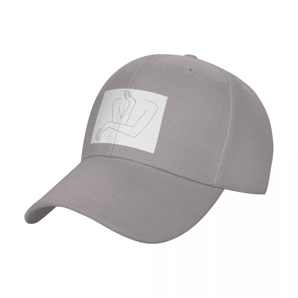 Folded arms line drawing - Anna Baseball Cap custom caps Custom Cap Anime Hat Female Men's