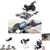 Universelle Motorradhalterung für GPS-Geräte mit USB-Ladeanschluss Kompatibel mit Yellow Dragon 600 Gw250 Cb400