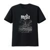 Mgla Věk Omluvy Potisk Tričko Černé Design inspirovaný kapelou Heavy Metal vintage Vyprané móda Mírně měkké Pružné