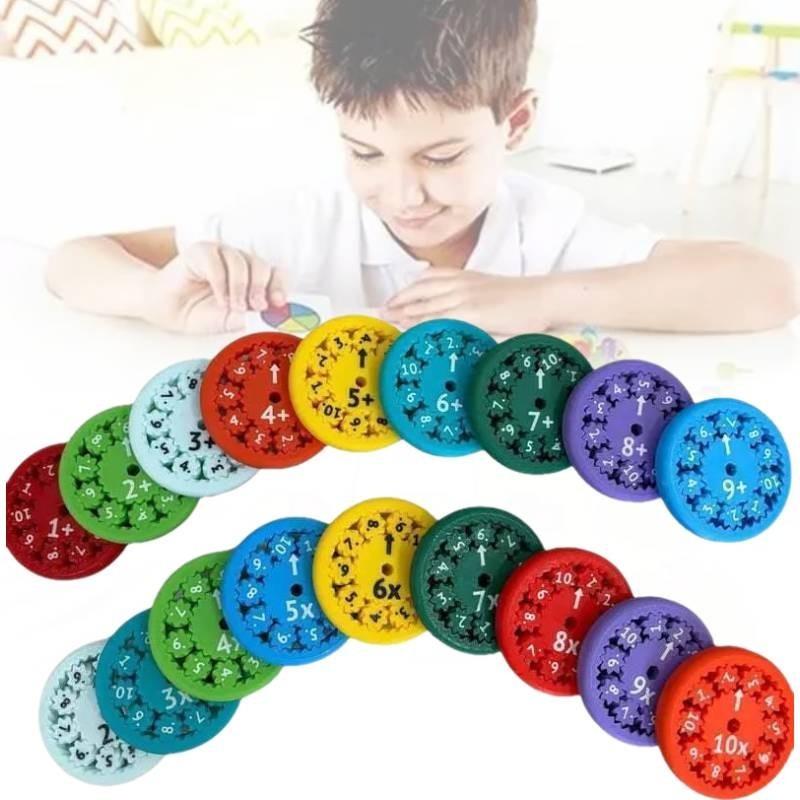 Innovative Math Fact Fidget Spinners Colorful Educational Arithmetic Learning Toys