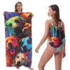 Multifunctional 2-In-1 Beach Towel Backpack Portable Travel Mat Convertible Storage Bag For Swimming Picnic Vacation Essentials