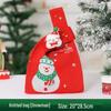 Knitted Christmas Eve Apple and Candy Gift Bag