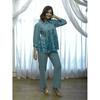 Party Wear Women's Ethnic Kurta Pant Set Indian Designer Top Kurti Cord Set