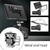 Aluminum Alloy Hot Shoe Bracket Adjustable Damping Ballhead Bracket Holder for LED Video Light Camera Phone Stand