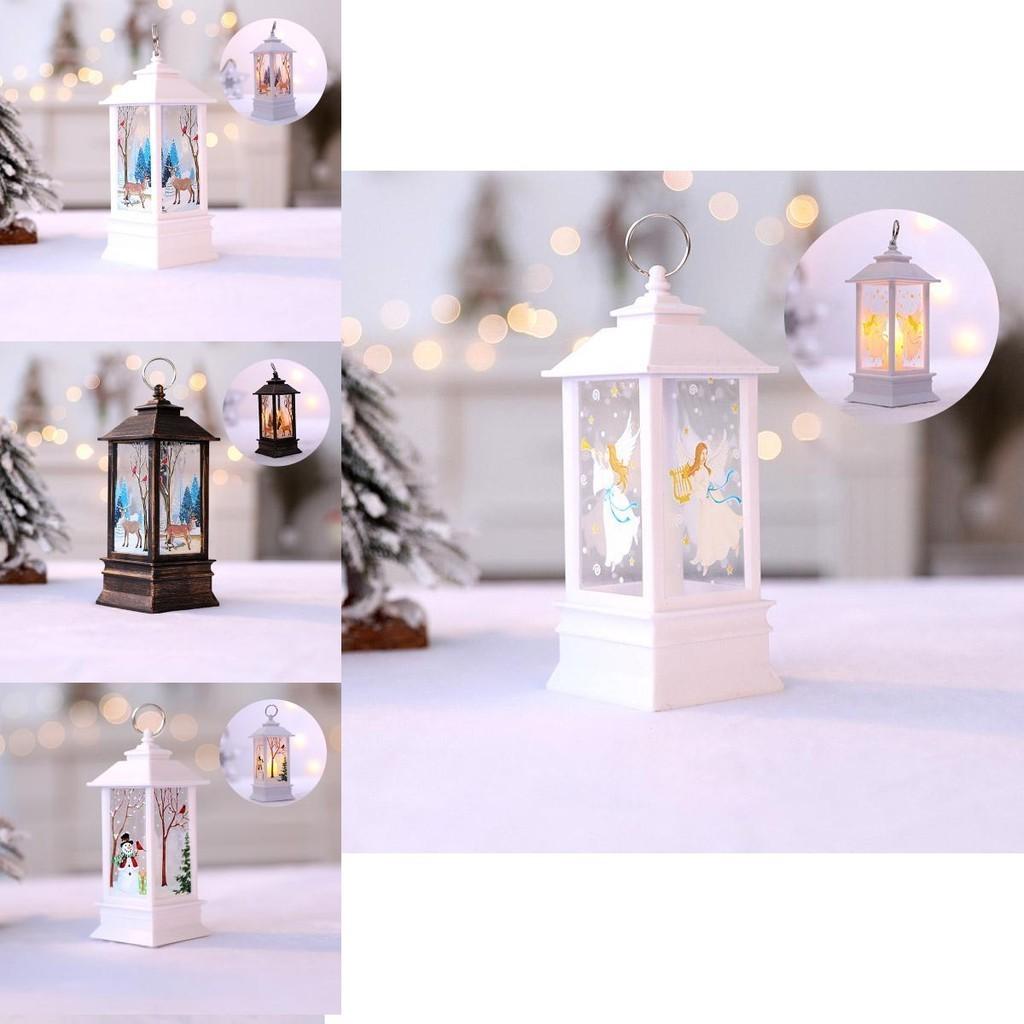 Exquisite Santa Claus Hanging Lantern Led Light Lamp Ideal For Holiday Decor