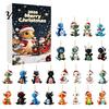 24 Days Surprise Ornaments 2026 Dragon Advent Calendar, Funny Baby Figures Christmas Countdown Cute for Tree 2D Acrylic Cartoon Xmas Tree, Home Decor