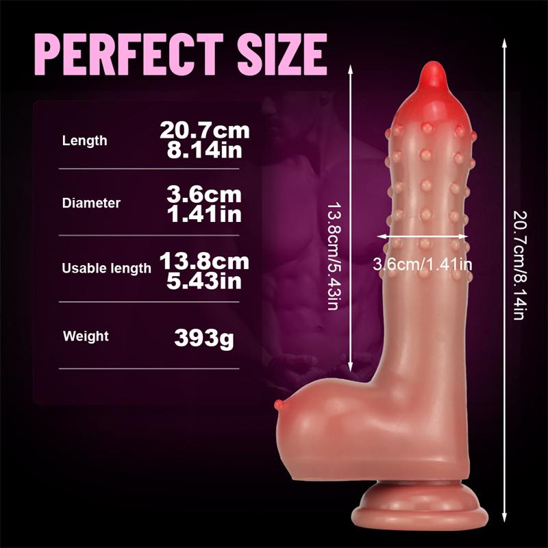 Lightning Rod Super Simulation Makeup Penis Female Penis Masturbation Device Adult Sex Toys