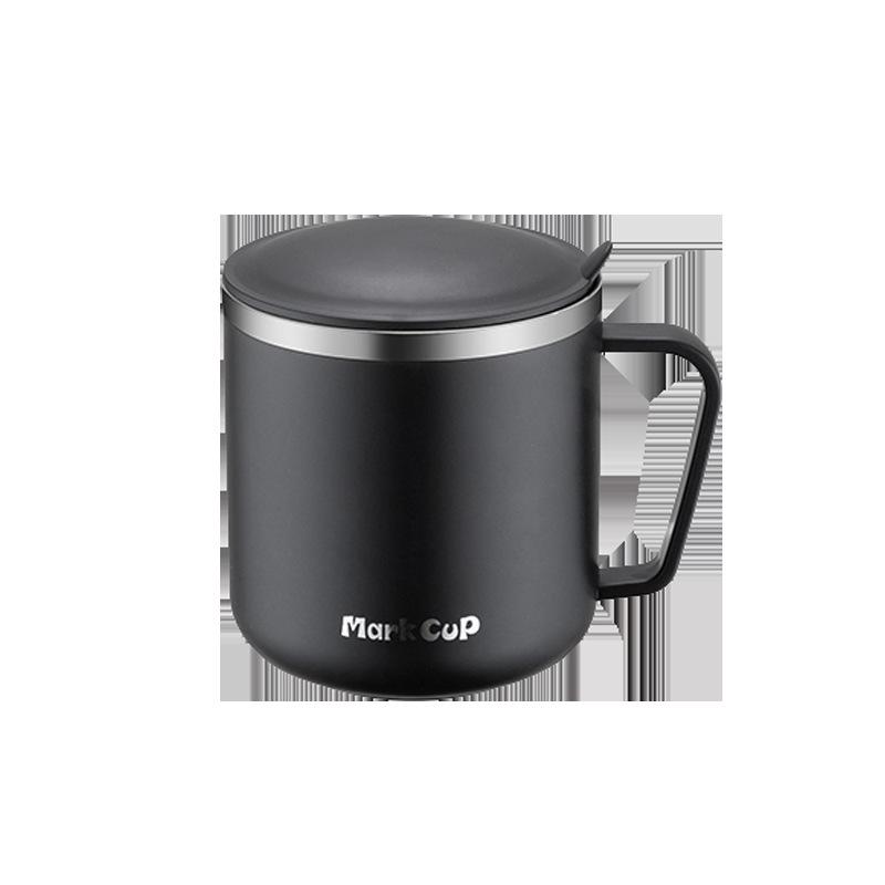 Isolierte Edelstahl-Tasse mit Deckel - Langlebig, Büro- & Kinderbecher, Ideales Geschenk für Teeliebhaber