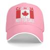 Sandwich sandwich print CANADA European and American hardtop curved along baseball hat men's outdoor sun hat