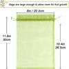20/50 Pezzi Sacchetti Riutilizzabili a Coulisse Anti Insetti per Frutta Sacchetti a Rete per Protezione Piante Coperture Barriera Anti Parassiti Forniture per Alberi da Frutto e Giardino