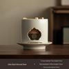 Clay Tea-Boiling Set: Charcoal Stove & Side-Handled Pot for Outdoor & Household Use.