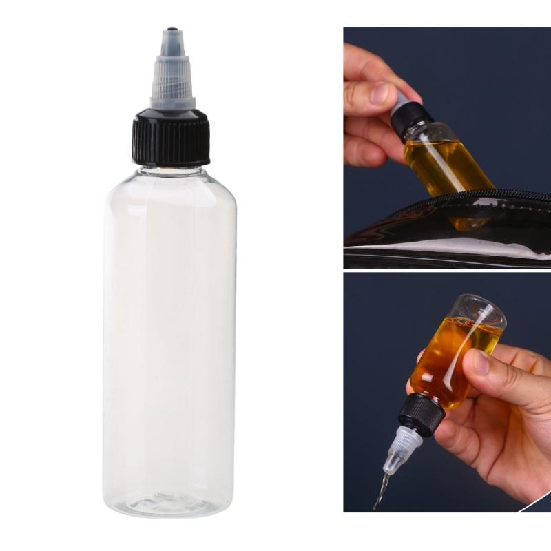 Paquete de 10 botellas cuadradas de 100 ml para salsa, cómodas botellas dispensadoras de aceite, botellas de plástico exprimibles con tapa de boca puntiaguda