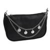 1 Piece Diy Handles Butterfly Cross Pearl Pendant Shoulder Bag Chain Replacement Bag Accessories Multi-Layer Metal Bag Chain