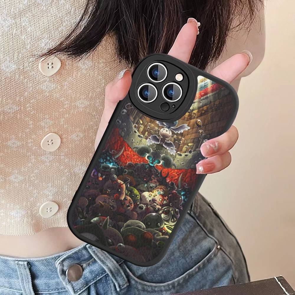 Action Game The Binding Of Isaac Phone Case For IPhone 16 15 14 13 12 11 Pro Max Plus Leather Cover