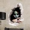 Theme Horror Halloween Female Ghost Breaking Open Wall Stickers Decoration Room