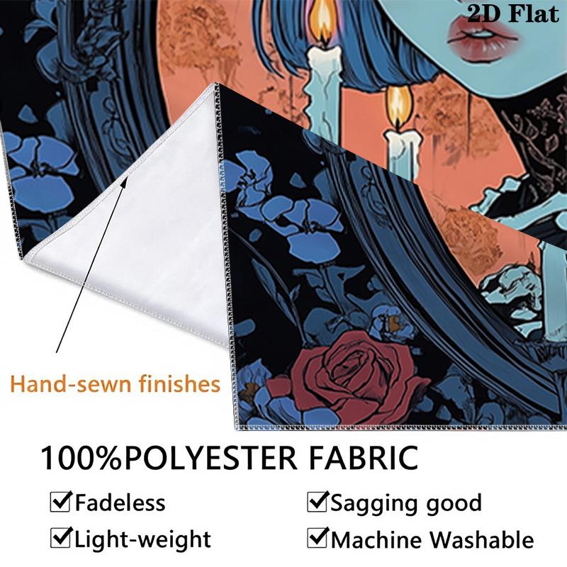 Dark anime style Pattern Home Decor Tapestry, Wall Hanging, Decorative RV Wall Cloth.XGT0914235