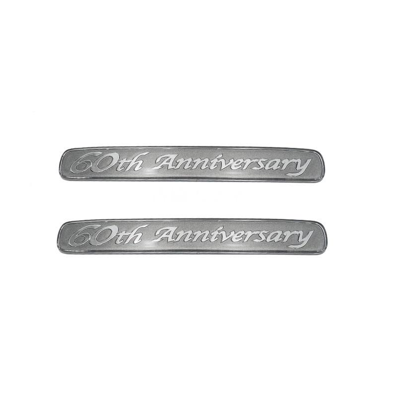 

2PCS For Toyota Land Cruiser Side Emblem 70th Anniversary 60th Anniversary Emblem Trunk Badge Sticker ABS Quality