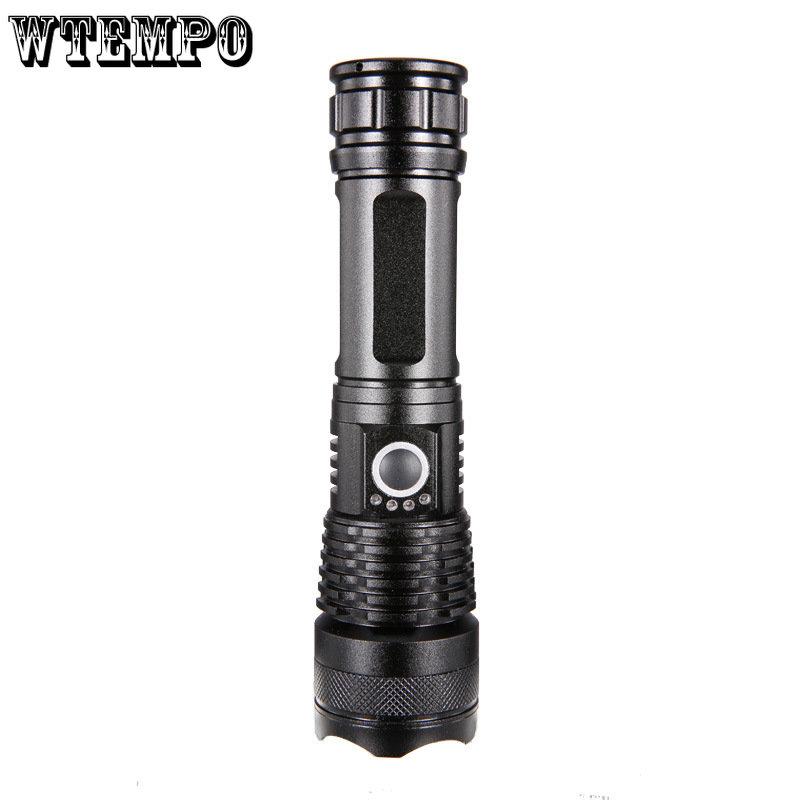 Strong Flashlight Led Outdoor Searchlight Power Display Usb Rechargeable Strong Torch Portable Mini Light