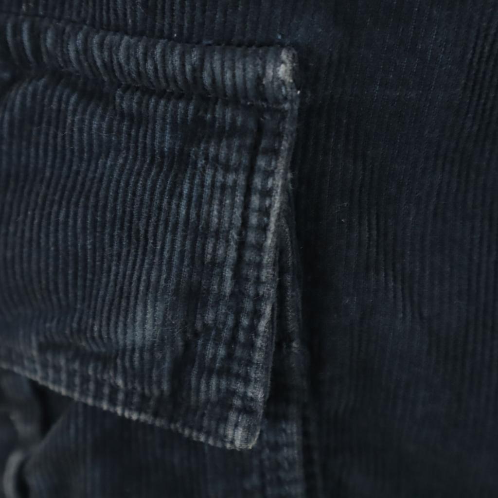Gucci Made In Italy Corduroy Cargo Pants 44 Navy System Button Fly Men's Used