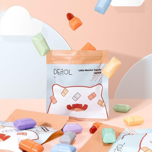 DEROL - Set of 8: Little Monster Capsule Lipstick #1g*8pcs