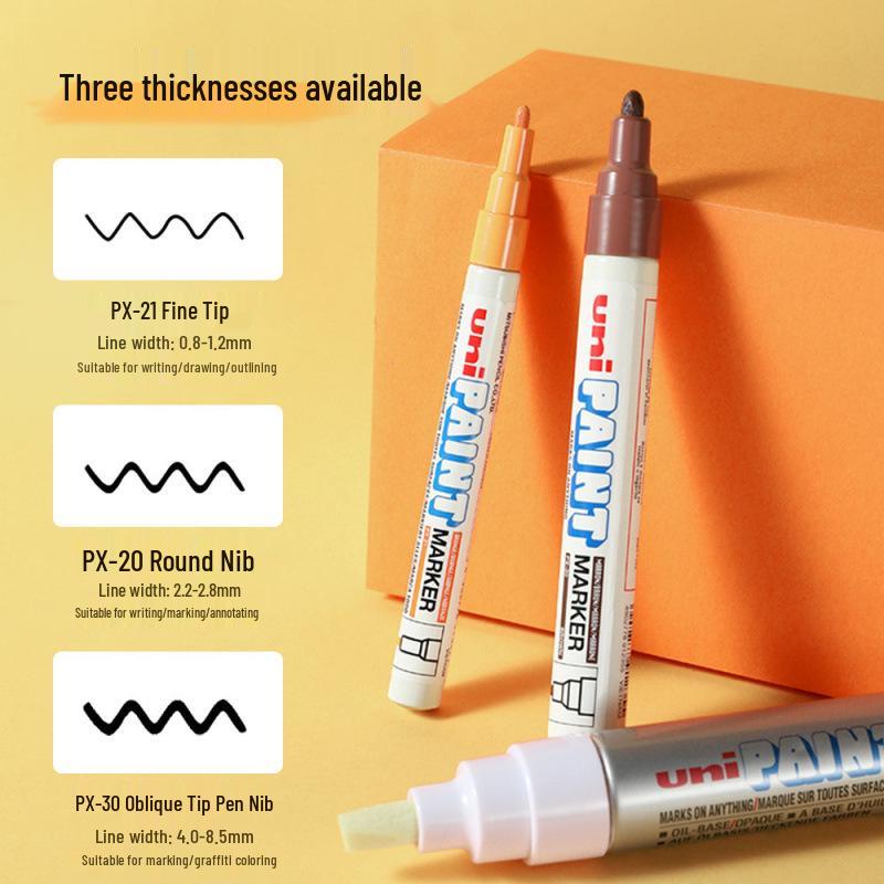 UNI Mitsubishi Thick Tip Paint Marker for Touch-up - Large Capacity