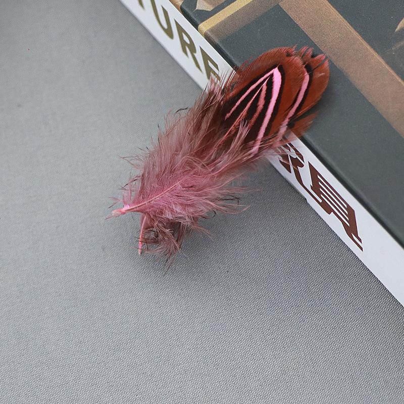 Natural Feather Diy Feather Dachang Feather Pheasant Hair Headdress Accessories Clothing Accessories 5-8Cm Colored Feather