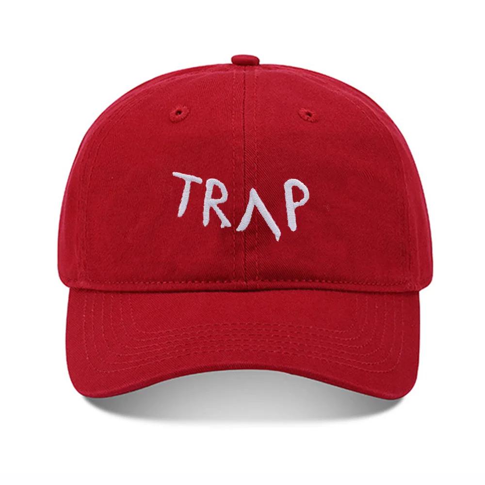 Lyprerazy Baseball Caps Trap Unisex Embroidery Baseball Cap Washed Cotton Embroidered Adjustable Cap