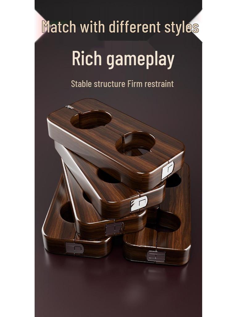 Wooden Erotic Restraint Cuffs: Hand & Foot Limb Restraint Props for Punishment Training
