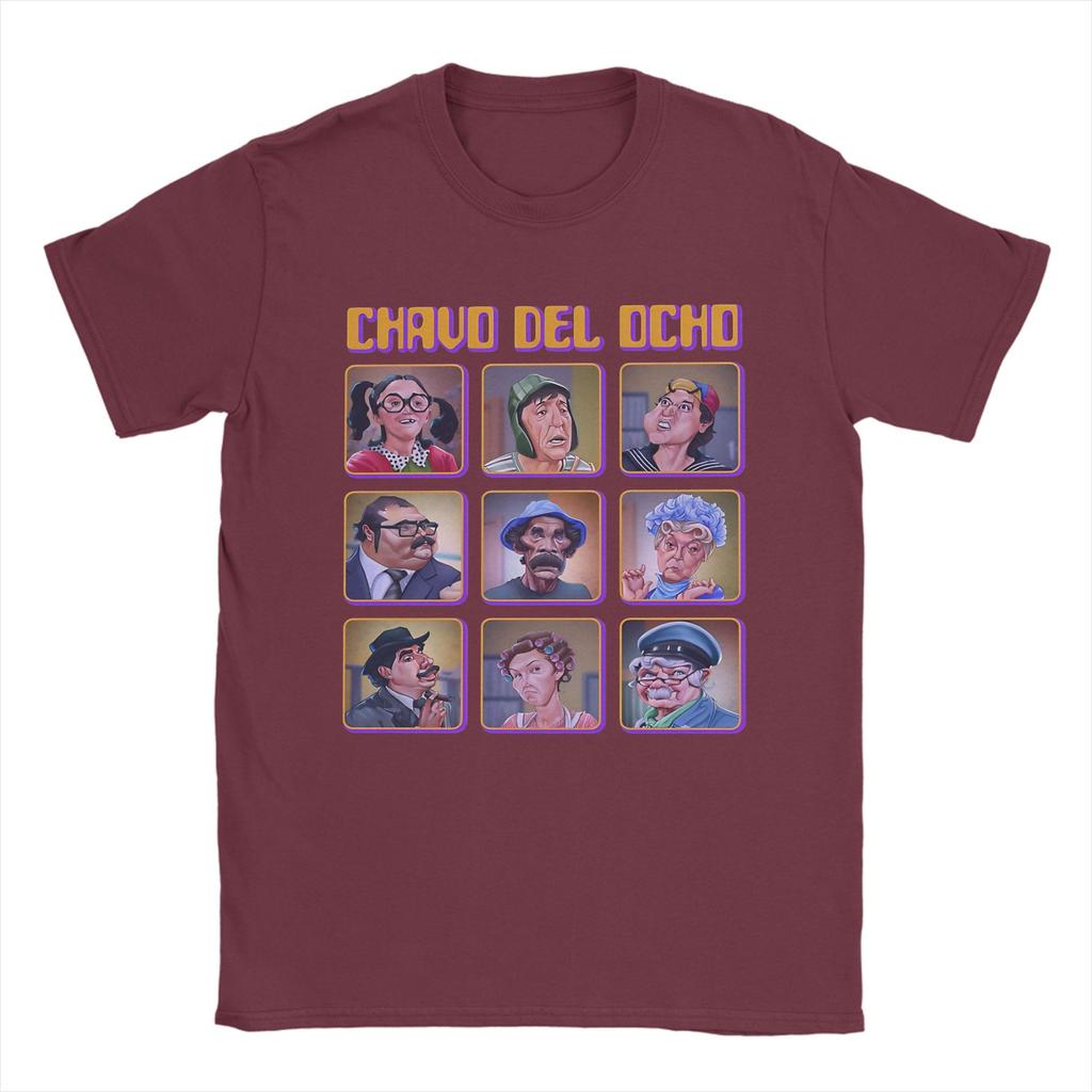 El Chavo Del Ocho TShirts Unisex Novelty 100 Cotton Tee Shirt Crewneck Short Sleeve T Shirt Printed Tops