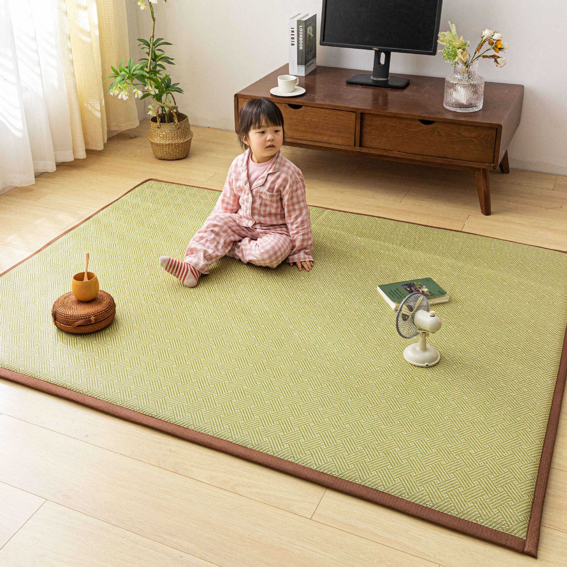 Bamboo Carpet Japanese Tatami Mat Design