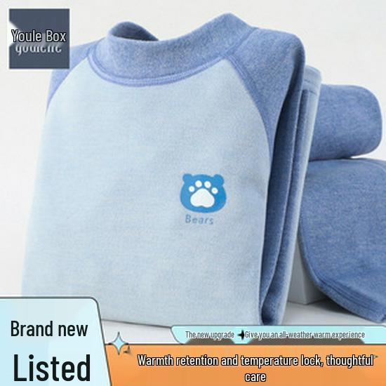 Warme Ondergoedset met Fleecevoering voor Kinderen - Herfst/Winter Pyjama's voor Jongens