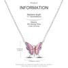 925 Sterling Silver Luminous Firefly Heart Shaped Zircon Pendant Necklace For Women Fashion Anniversary Birthday Jewelry Gifts