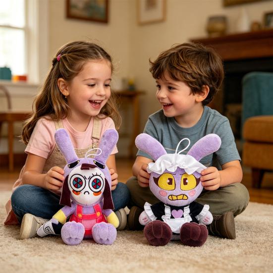 Circus Animal Plush Toy, Soft Stuffed Clown Doll for Kids, Cute Cartoon Character Plushie, Gift for Game Lovers Adults