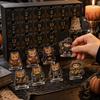 Halloween Countdown Calendar 2D Acrylic with Cute Mischief Design for Holiday Party Favors