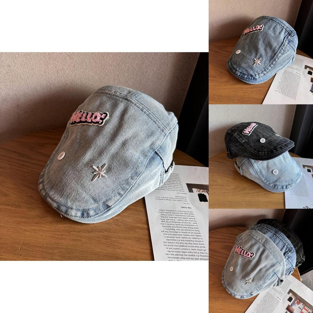 Denim Bucket Hat For Women With Sun Protection Breathable Fabric Summer Fashion Accessory