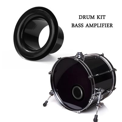 Drum Bass Loudspeaker with Ring Sticker Drum Bass Voice Sound Amplifier Intensifier Percussion Instrument Accessories
