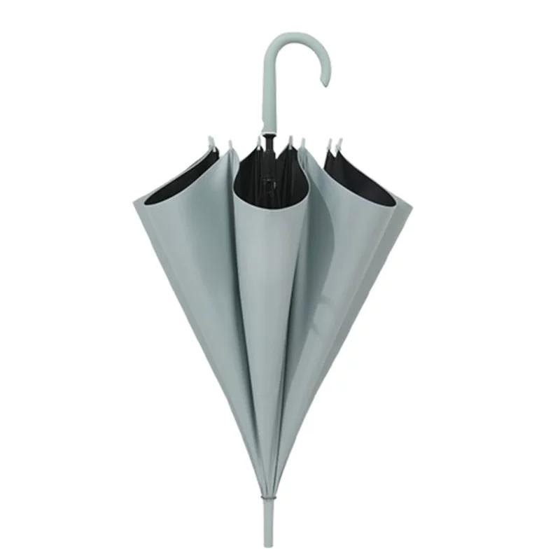 8-Rib Long-Handle Umbrella for Women, Wind-Resistant, Reinforced, Double-Person, Japanese Style, Thickened, Wind-Resistant, Large Automatic Straight