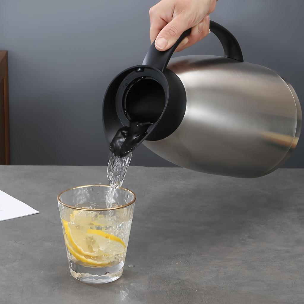 High-Quality Stainless Steel Thermos Flask - Large Capacity Double-Layer Vacuum Insulated Hot Water Bottle Ji Gong Pot