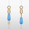 Rolling Rotating Fishing Gear Color Fast Link Silicone Swivels Connector Line Hook Fishing Floats