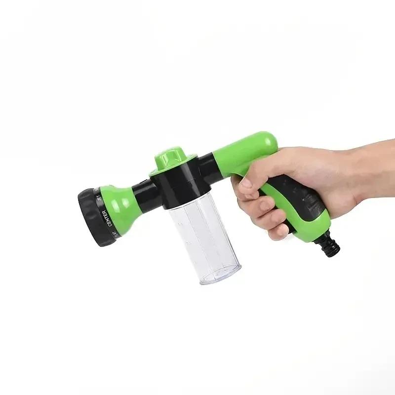 8-Mode High Pressure Hose Nozzle | Lawn/Garden/Car Wash Sprayer | Ergonomic Adjustable Watering Tool
