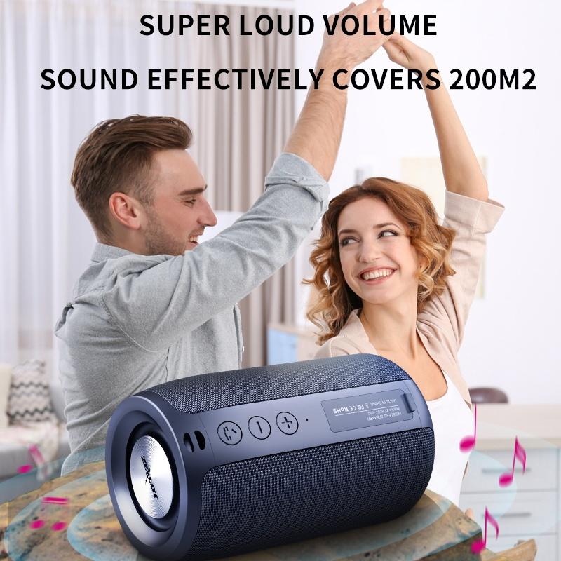Altoparlante Bluetooth Wireless S32 Portatile da Esterno con Subwoofer, Impermeabile IPX 6, Accoppiamento Doppio, Batteria da 1800mAh