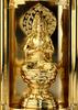 Buddhist Statue of Seishi Bodhisattva In a Shrine by Sculptor Keishu Original Model In the Year of the Zodiac Guardian Takaoka (gold Plated/24k Gold)